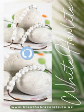 Load image into Gallery viewer, White Howlite, Natural Semi Precious Stone Bracelet