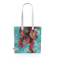 Load image into Gallery viewer, Octopus In Motion Everyday Tote Featuring a print of a Painting by Corrina J Korrubel