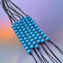 Load image into Gallery viewer, . Limited Edition Marine, Turquoise Blue, Vintage Blue French Glass Bracelet