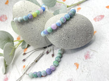 Load image into Gallery viewer, Pastel Ombre Glass Bead 10 Breaths Bracelet, Mindfulness Jewellery