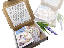 Load image into Gallery viewer, 10 Breathe Origami Gift Hearts – Hand-Made Paper Hearts with customisable cards included, great for gifting, personalise your Origami Heart and card