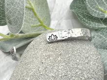 Load image into Gallery viewer, Hand Stamped, Hammered or Texturised Aluminium Cuff Bracelet with fun details (1)