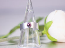 Load image into Gallery viewer, NEW!!!! Birthstone, Coloured Zirconia, Aluminium Rings by BREATHE