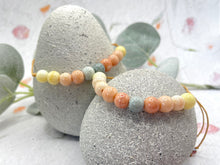 Load image into Gallery viewer, Pastel Ombre Glass Bead 10 Breaths Bracelet, Mindfulness Jewellery