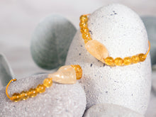 Load image into Gallery viewer, Anxiety Bracelet with Citrine stones for anxiety, stress, meditation, Citrine nugget bracelet, Happy Gift, Unique gift for her, Breathe Bracelet