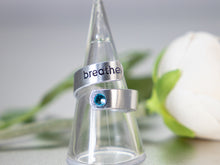 Load image into Gallery viewer, NEW!!!! Birthstone, Coloured Zirconia, Aluminium Rings by BREATHE