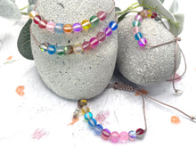 Load image into Gallery viewer, Unicorn Mystic Aura Quartz 10 Breaths Bracelet – Mindfulness & Calm with Every Colorful Breath