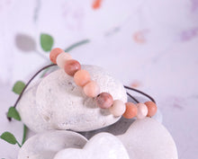 Load image into Gallery viewer, Peach Aventurine Anxiety Bracelet - Breathe Bracelet, Mental Health, Pantone colour of the Year 2024