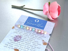 Load image into Gallery viewer, Tibetan Agate - Pastel Hues perfect Girly Girl gift with pink cotton thong