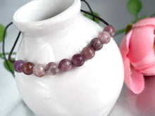 Load image into Gallery viewer, Lepidolite 10 Breaths Anxiety Bracelet , Calming and Stress busting, Makes a great gift, beautiful unique semi precious stone