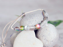 Load image into Gallery viewer, Anxiety Breathe Bracelet in Crystal Quartz, Unisex gift, Unique mystical Stones