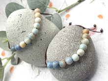 Load image into Gallery viewer, Pastel Ombre Glass Bead 10 Breaths Bracelet, Mindfulness Jewellery