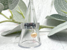 Load image into Gallery viewer, BREATHE Hand Stamped Aluminium Rings with Pearl detail