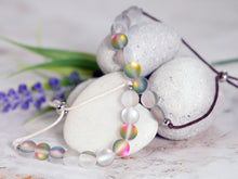 Load image into Gallery viewer, Anxiety Breathe Bracelet in Crystal Quartz, Unisex gift, Unique mystical Stones