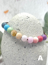 Load image into Gallery viewer, Pastel Ombre Glass Bead 10 Breaths Bracelet, Mindfulness Jewellery