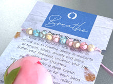 Load image into Gallery viewer, Tibetan Agate - Pastel Hues perfect Girly Girl gift with pink cotton thong