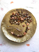 Load image into Gallery viewer, LeopardSkin Jasper 10 Breaths Breathe Bracelet a Unique Beautiful Rare Gift for her Peace Anxiety Stress Yoga Meditation Discreet Daily Wear