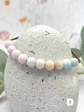 Load image into Gallery viewer, Pastel Ombre Glass Bead 10 Breaths Bracelet, Mindfulness Jewellery