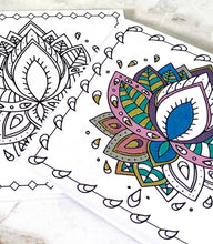 Load image into Gallery viewer, Mandala Colouring Cards for Peace & Relaxation - Original Breathe Designs