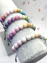 Load image into Gallery viewer, Pastel Ombre Glass Bead 10 Breaths Bracelet, Mindfulness Jewellery
