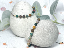 Load image into Gallery viewer, Ocean Jasper Bracelet Anxiety & Stress Gift Mindfulness Breathing Bracelet Calming Crystal Jewellery 10 Breaths Bracelet