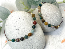 Load image into Gallery viewer, Ocean Jasper Bracelet Anxiety & Stress Gift Mindfulness Breathing Bracelet Calming Crystal Jewellery 10 Breaths Bracelet