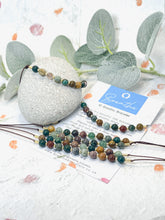 Load image into Gallery viewer, Ocean Jasper Bracelet Anxiety & Stress Gift Mindfulness Breathing Bracelet Calming Crystal Jewellery 10 Breaths Bracelet