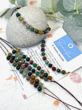 Load image into Gallery viewer, Ocean Jasper Bracelet Anxiety & Stress Gift Mindfulness Breathing Bracelet Calming Crystal Jewellery 10 Breaths Bracelet