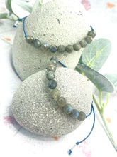 Load image into Gallery viewer, Labradorite Crystal Bracelet for Stress Relief, Transformation & Positive Energy