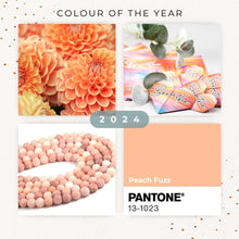 Load image into Gallery viewer, Peach Aventurine Anxiety Bracelet - Breathe Bracelet, Mental Health, Pantone colour of the Year 2024