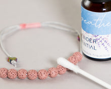 Load image into Gallery viewer, Lava Rock Diffuser Bracelets in Pink, Lilac or Rainbow Electro Plated