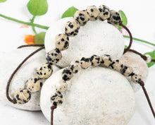 Load image into Gallery viewer, Dalmatian Jasper for Anxiety, Calm, Relax, Mental Health, Stress, Meditation, Wellness, Motivational, Meditation