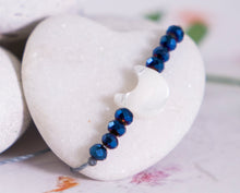 Load image into Gallery viewer, . LOVE YOU to the moon and back, Moon Bracelet for affirmation, declaring love, making a loved one feel special, a wonderful unique gift