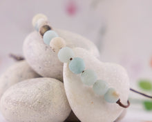 Load image into Gallery viewer, Amazonite Anxiety relieving Bracelet, Breathe Bracelet, Calming Bracelet, 10 Breaths Bracelet -