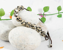Load image into Gallery viewer, Dalmatian Jasper for Anxiety, Calm, Relax, Mental Health, Stress, Meditation, Wellness, Motivational, Meditation