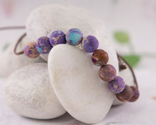 Load image into Gallery viewer, Imperial Jasper, Anxiety Calming, Stress Relief Jewellery, Breathe Bracelet, 10 Breaths Bracelet
