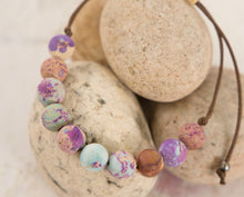 Load image into Gallery viewer, Imperial Jasper, Anxiety Calming, Stress Relief Jewellery, Breathe Bracelet, 10 Breaths Bracelet