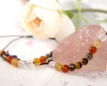 Load image into Gallery viewer, C@ncer Support Bracelet, Semi Precious Stone Support Bracelet for Cancer Patients, 10 Breaths Bracelet