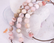 Load image into Gallery viewer, Matte Pink/Rose Opal, Peruvian Opal, for anxiety, stress and calming, 10 Breaths Bracelet, Breathe Bracelet