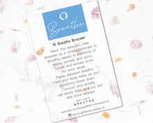 Load image into Gallery viewer, Amazonite Anxiety relieving Bracelet, Breathe Bracelet, Calming Bracelet, 10 Breaths Bracelet -