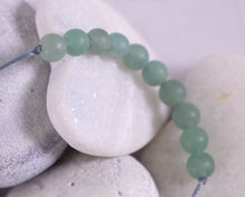 Load image into Gallery viewer, Aventurine Bracelet in Matte finish, calming, for meditation, useful alleviating anxiety and stress, Mental health awareness bracelet