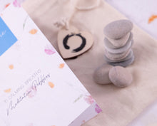 Load image into Gallery viewer, BREATHE Affirmation Pebbles for simple Meditation and Breathing practice to calm stress and anxiety