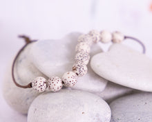 Load image into Gallery viewer, Lotus or Bodhi Bead Bracelet for mindfulness, meditation, calming and anxiety support
