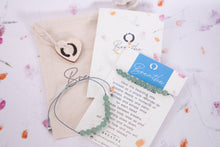 Load image into Gallery viewer, Aventurine Bracelet in Matte finish, calming, for meditation, useful alleviating anxiety and stress, Mental health awareness bracelet