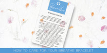 Load image into Gallery viewer, Amazonite Anxiety relieving Bracelet, Breathe Bracelet, Calming Bracelet, 10 Breaths Bracelet -
