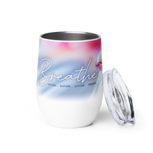 Load image into Gallery viewer, The BREATHE Tumbler, for hot or cold drinks, insulated with cap