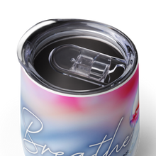 Load image into Gallery viewer, The BREATHE Tumbler, for hot or cold drinks, insulated with cap