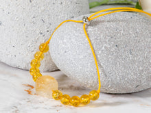 Load image into Gallery viewer, Anxiety Bracelet with Citrine stones for anxiety, stress, meditation, Citrine nugget bracelet, Happy Gift, Unique gift for her, Breathe Bracelet
