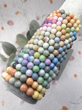 Load image into Gallery viewer, Pastel Ombre Glass Bead 10 Breaths Bracelet,  Mindfulness Jewellery
