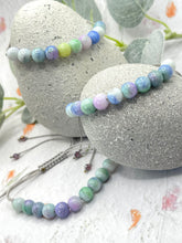 Load image into Gallery viewer, Pastel Ombre Glass Bead 10 Breaths Bracelet,  Mindfulness Jewellery
